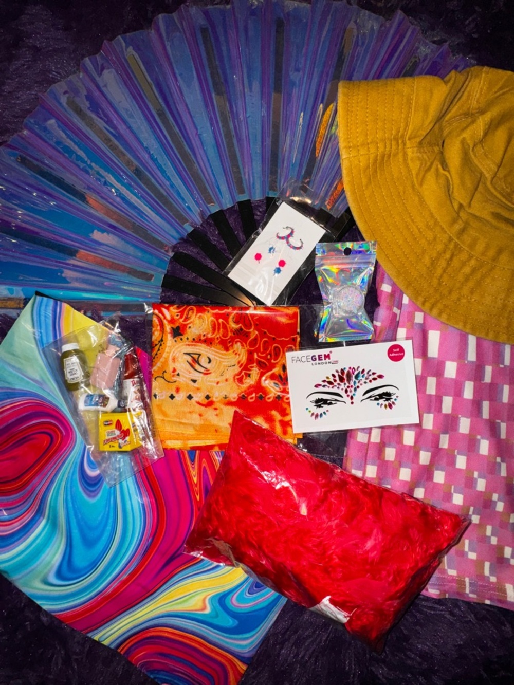 rave music festival accessories mystery scoop bag - Picture 6 of 6
